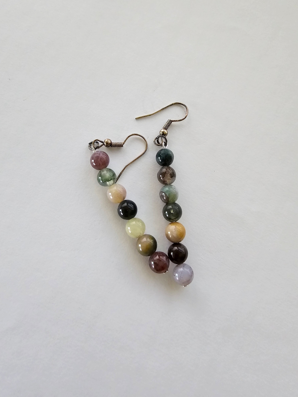 Beaded Crystal Dangle Earrings
